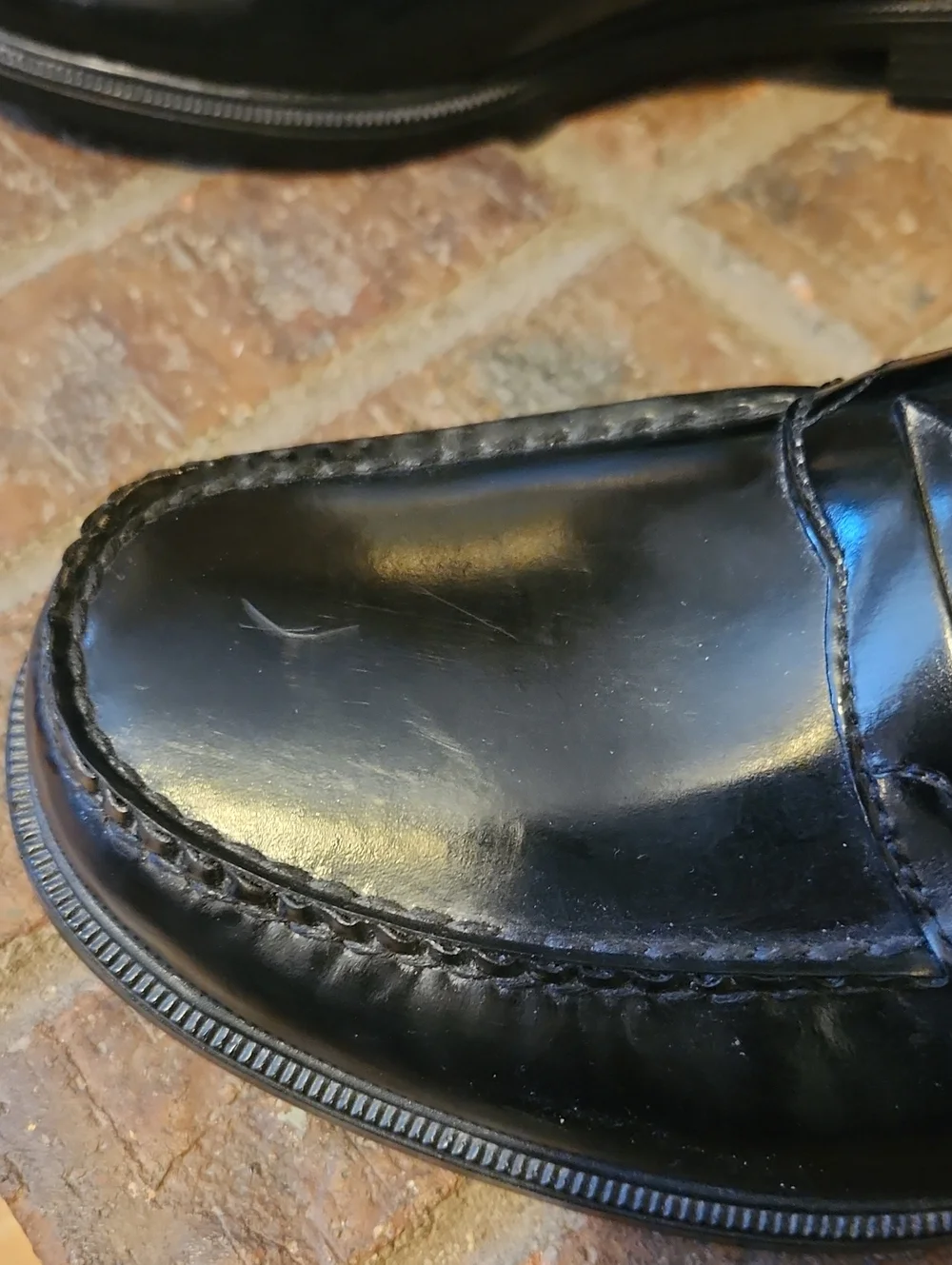 Rockport Black Leather 11N Penny Loafers Preppy Business Church Wedding Formal